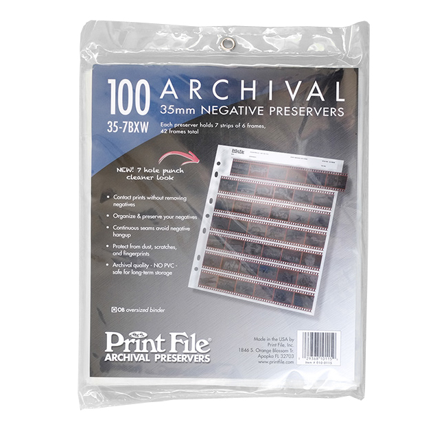 Print File | Archival 35mm: 7 Strips of 6 Frames (100 pack